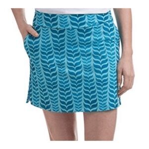 Vineyard Vines Effortless Performance Skort Blue Whale Tail Print Size Medium